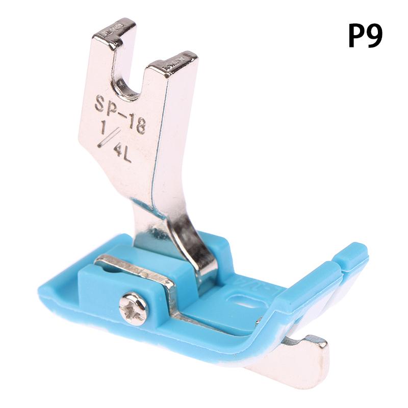 1 шт. Пластиковая лапка для пришивания края SP-18, лапка для пришивания встроенной линии, пластиковая лапка из воловьей жилы для плоской машины, швейные аксессуары