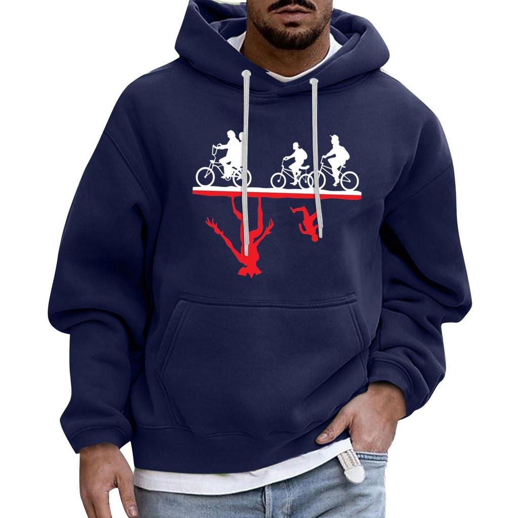 Мужской Спортивный Повседневный С Длинными Рукавами С Карманом Капюшон Толстовка