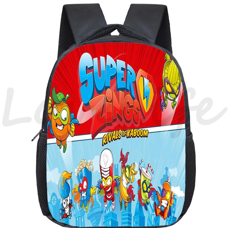 Новая детская сумка Super Zings Мультяшная игра Superzings Рюкзак для мальчиков девочек Дети Школьные сумки Дети Ежедневная сумка для книг Mochila