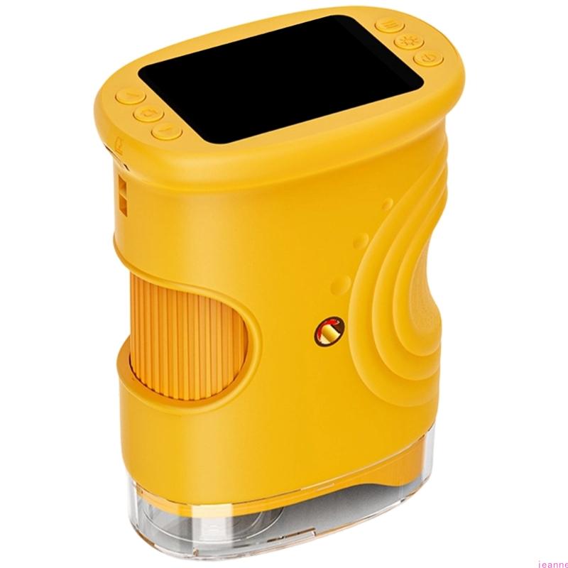 Digital Microscopes For Kids With Zooms Portables Handheld Educational Toy for Learning Outdoor Exploration