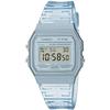 Цифровые кварцевые часы F-91WS-2 унисекс дешевые Casio прозрачные синие [параллельный импорт]