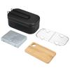 4 шт., набор кухонной посуды, 800 мл, коробка для обеда для кемпинга с алкогольной плитой, стойка для пропаривания, разделочная доска для