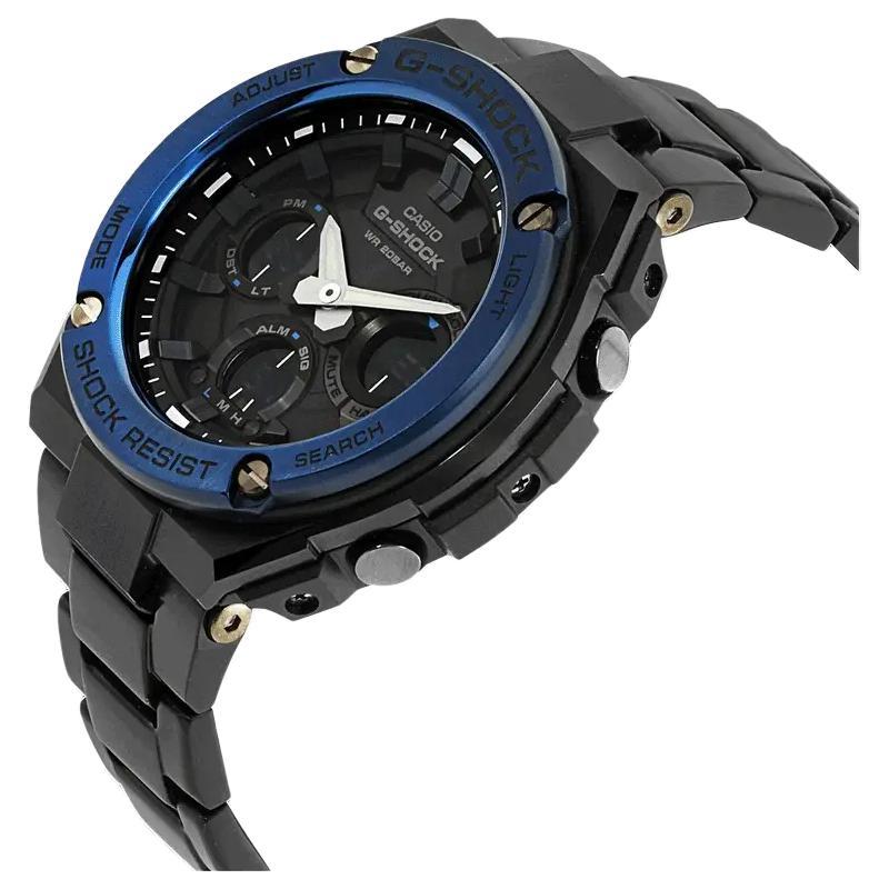 Casio CASIOG-STEEL Серия-S Дисковый Двойной Дисплей Новая Многослойная Защитная Структура Двойная Светодиодная Подсветка Солнечная Энергия Спортивные Водонепроницаемые и GST-S110BD-1A2