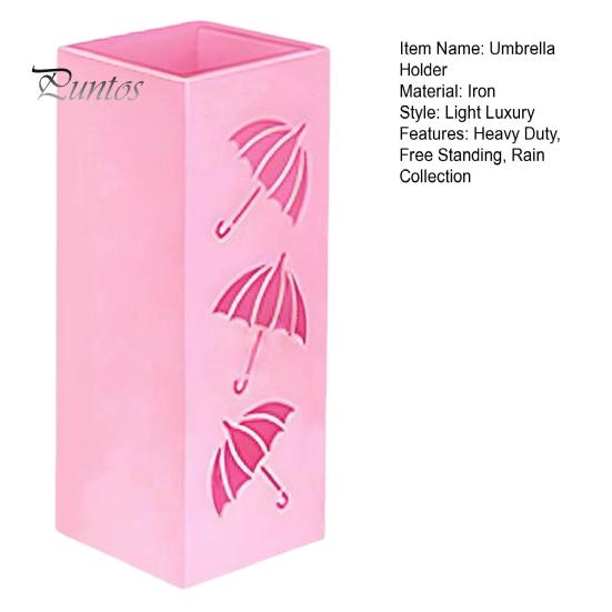 Подставка для зонтов Сверхмощный металлический отдельностоящий современный домашний офис Прихожая Складной длинный держатель для зонтов Стойка-органайзер для сбора дождя