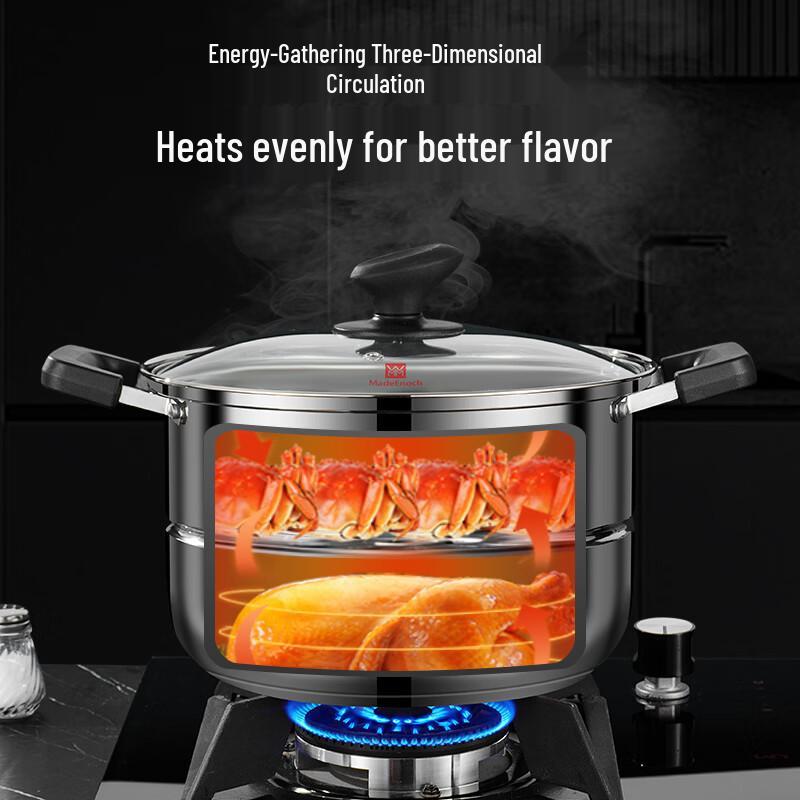 WMM 28cm Stainless Steel Multi-Purpose Steamer Pot