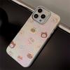 Полый лазерный котенок для iPhone15, подходит для 14Promax, чехол для мобильного телефона 12 Apple 13, мультяшный 16, противоударный, жесткий