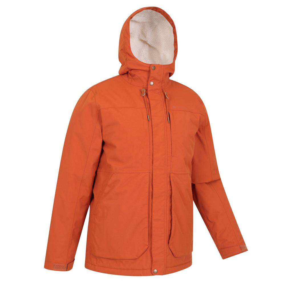 Mountain Warehouse Mens Coastline Borg Waterproof Jacket