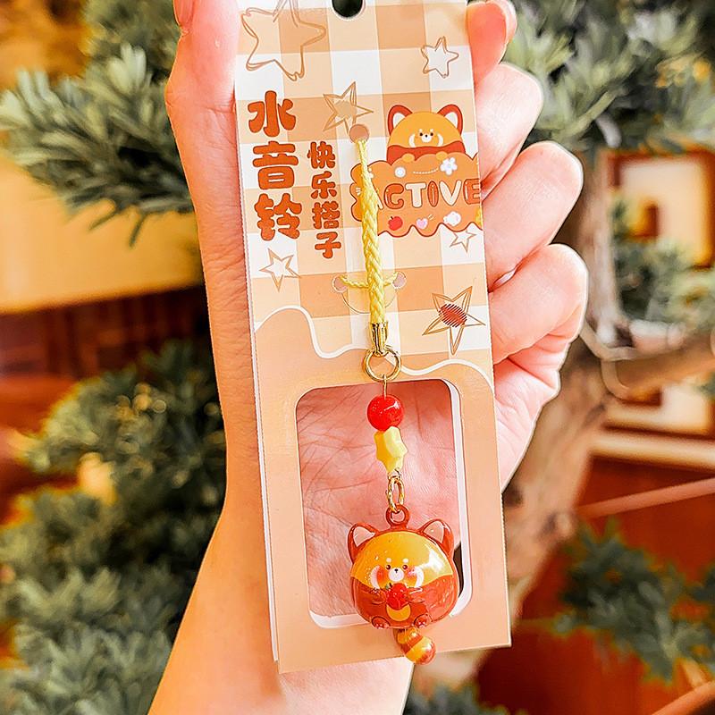 Little Turtle Panda Set Water Sound Bell Small Pendant Fun Small Animal Partne