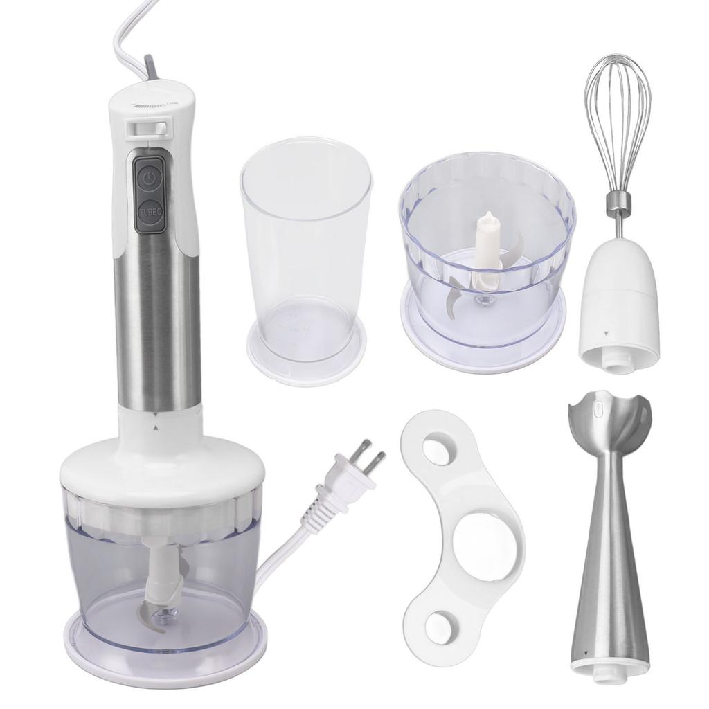 Food Processor 304 Stainless Steel Motor Electric Food Chopper for Slicing Shredding Mincing Puree