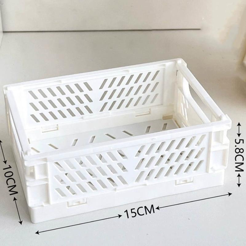 1 шт. Настольный складной ящик для хранения, Полка для студенческих канцелярских принадлежностей, Корзина для хранения косметики и прочих мелочей
