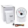 40-120℃,100-250℉ 52MM Water Temperature Gauge With Flashing Alarm Temp Sensor 10.2MM for Auto Car Boat Yacht 7 Color Light