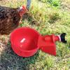6pcs/set Automatic Chicken Water Cups Poultry Waterer Bowl Chicken Coop Hens Feeder Drinker Cups for Rabbits Duck Goose Bird