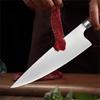 Japanese Chef Knife with Wood Handle Professional Kitchen Slicing Sushi Knife Meat Cleaver Stainless Steel Cooking Tools