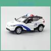 1:43 Металлическая Модель Автомобиля Volvo Xc40 Полицейский Внедорожник с Инерционным Механизмом для Игр Детей