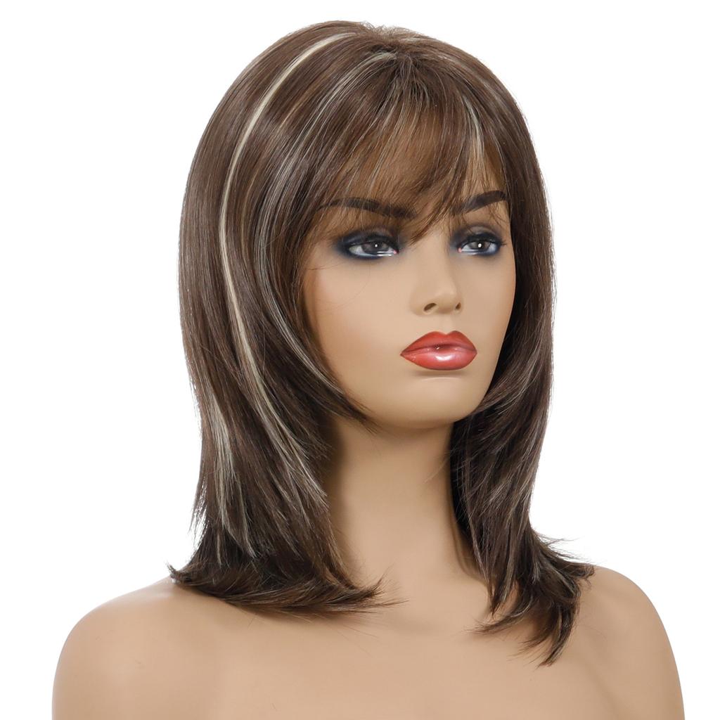 Синтетические длинные парики с натуральной волной для женщин, волна омбре, блондинка, коричневый, натуральный парик, женские термостойкие парики из волос, повседневное использование, косплей