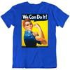 We Can Do It Rosie The Riveter Feminism Girl Power T-Shirt Tee Gift New