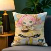 Christmas reindeer antler girl  Pillow Case Natural Linen Pillow Case DoubleSided Decor Sofa Pillowcase Home Decor