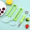 3-in-1 Fruit Ball Scooper Digging Spoon Fruit Tools  Knife Peeler Pitaya Kiwi Berry Fruit Avocado Slicer Pulp Flesh Separator