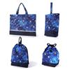 COLORFUL CANDY STYLE Quilted Entrance Set Lesson Bag and Featuring a Future Planetary Exploration and Spaceship and For Product NW404800 4-Piece