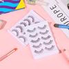 Cat Eye Fluffy False Lashes Eyelash Extension False Eyelashes Clear Band Russian Strip Lashes