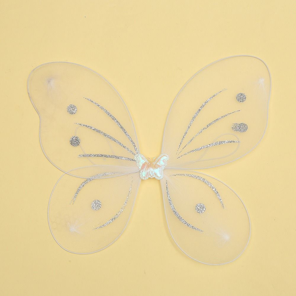 3Pcs/Set Girls Kids Halloween Dressing Up Fancy Dress Glitter Butterfly Costume Fairy Wing