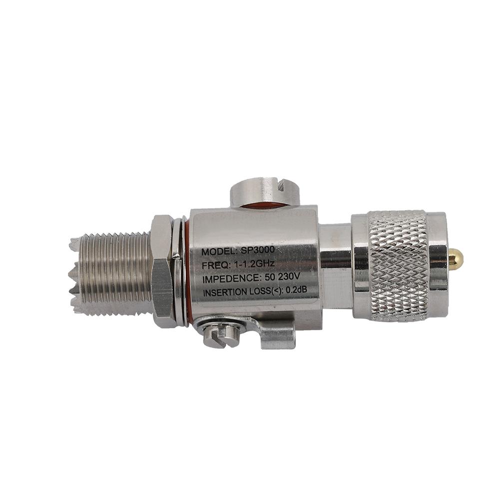 UHF M to UHF-F 1-1.2GHz грозозащитный разрядник вседиапазонная молниезащита устройство защиты от перенапряжения