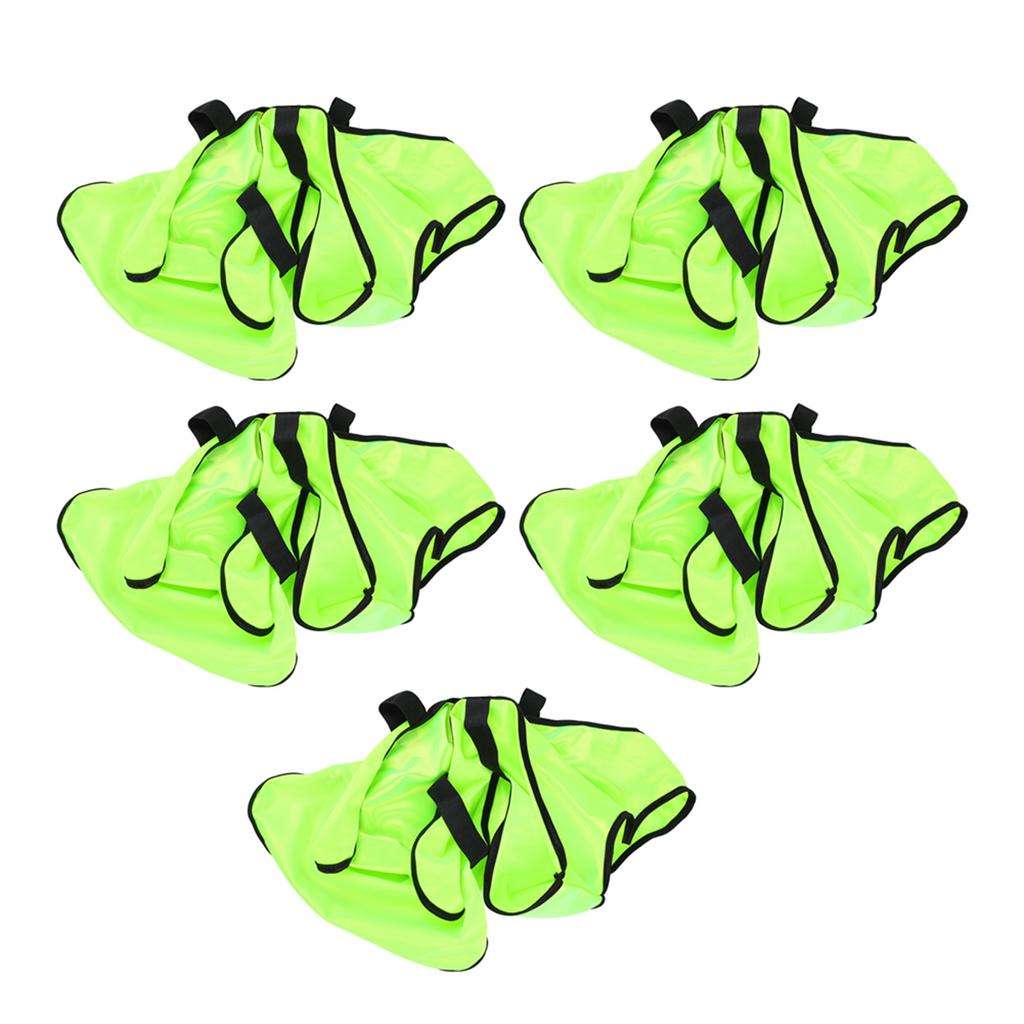 5 шт. детские тренировочные жилеты без рукавов тренировочные Pinnies круглый вырез майка для футбольных видов спорта