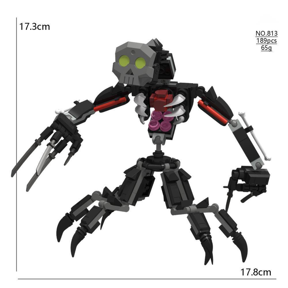 Doeys The Doughmans Строительные блоки Динозавры Кошмарное существо Блок Пряжаби Строительные блоки Игра Блок Игрушка Подарок
