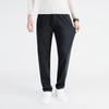 Men's Brushed Wool Blend Straight-Leg Thermal Casual Pants
