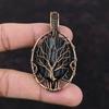 Tree Of Life Black Tourmaline Rough Pendant Copper Wire Wrapped Jewelry Handmade Gemstone Pendant Copper Wire Wrapped Pendant Gift For Women