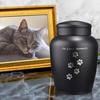 Metal Funeral Memorial Ash Holder Sealed Cremation Ashes Container For Dog Cat Bird