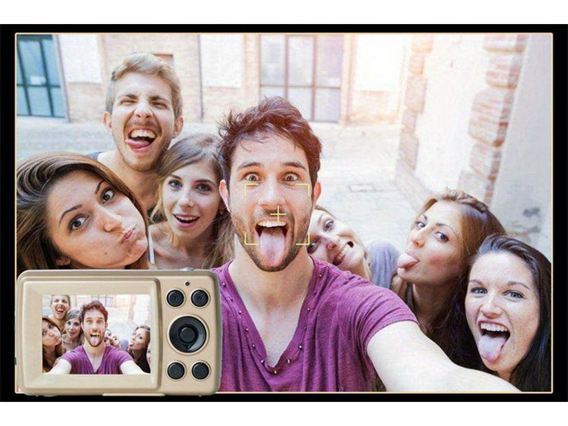 16 МП HD цифровая камера с 2,4-дюймовым экраном - Идеально подходит для домашнего использования или в качестве подарка