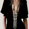 Retro Ethnic Style Long Tassel Sweater Chain Exaggerated Women's Bohemian Chain