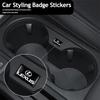 BSAT7 Car Interior Sticker Rubber Badge Decorate Paster For Lexus RX330 IS250 Ct200h ES300h RX350 IS300h ES350 Steering Wheel Sticker