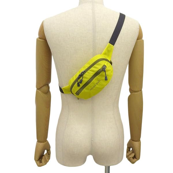 Montbell Delta Gusset Yellow Bag Pouch, Small, 0.8 Liters, (CYL), 1123763, Men's/Women's Shoulder/Body/Waist