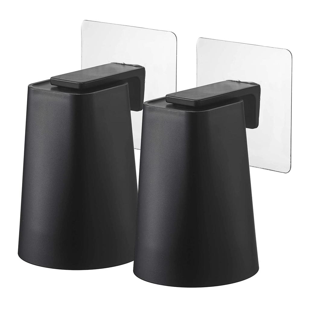 Yamazaki Набор магнитных крючков-присосок для пленки, 2 шт., Хранение, Черный,