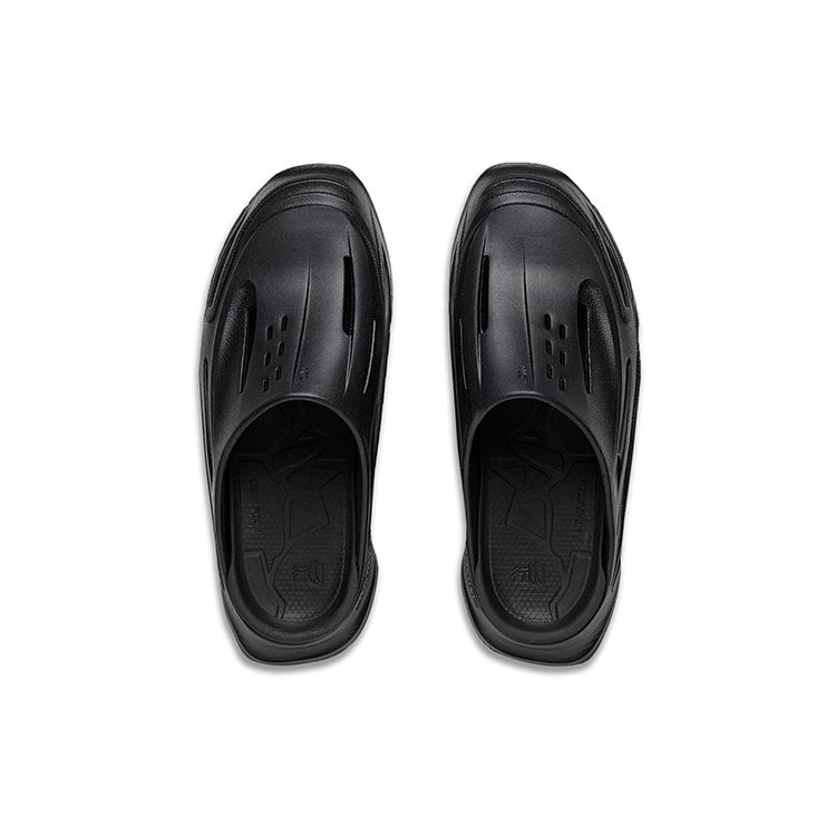 Li Ning CF Trail Series Slippers Comfortable Trendy Non-Slip Wearable Breathable Lightweight Slide Sandals Unisex Slippers Black AGLT077-6