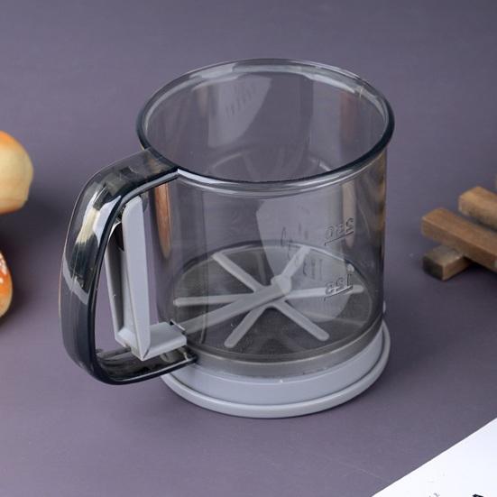 Сито для муки. Легкое просеивание муки. Ручное двухслойное прозрачное антикоррозийное сито для муки для гладкой выпечки.