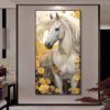 5d Diamond Painting Porch To Success Full of Diamond New Post Diamond Cross Stitch Diamond Mosaic Art Living Room White Horse Light Luxury Diy