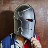 Medieval Barbute Helmet LARP Cosplay , Costume Halloween ,  Gift