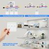AC85-265V Wireless Smart Switch 1/2/3Gang Remote Control Switch Wall Panel Switch  Home Automation