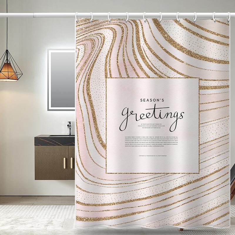 Утолщенная водонепроницаемая занавеска для ванной комнаты, устойчивая к плесени, занавеска для душа, занавеска для душевой перегородки, занавеска для душа, занавеска для ванной комнаты, бесплатная перфорация