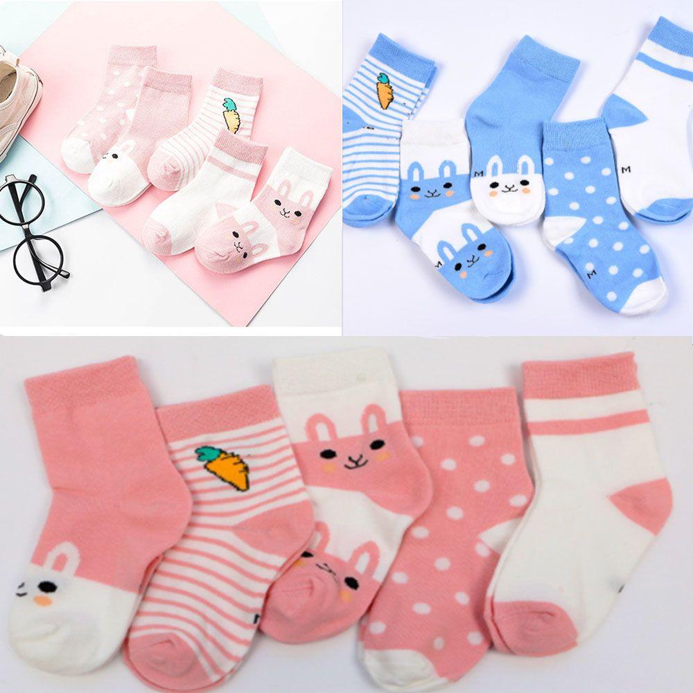 New Rabbit Pattern 1-3-6 Years Old Cotton Short Socks Newborn baby Socks Boys and Girls Baby