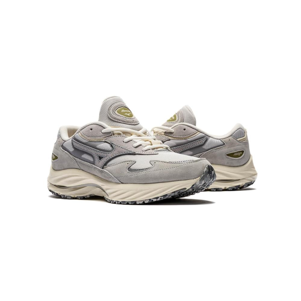 Кроссовки Mizuno бежевые / серые Wave Rider Beta