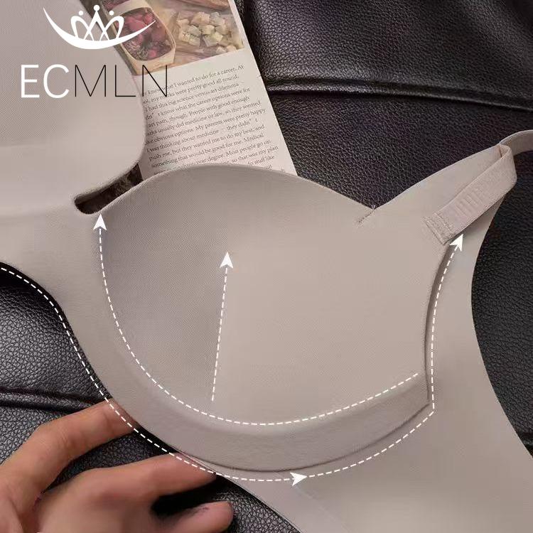 Seamless Cup Push-up Comfortable Bra Small Breast Push-up Underwear Fixed Cup Simple No Steel Ring Lifting Bra