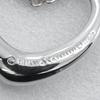TIFFANY&Co. Open Heart Necklace Elsa Peretti Silver925 Heart 4.6g Women Used