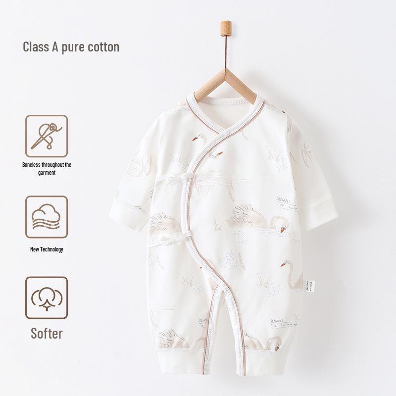 Детский боди из чистого хлопка - Монашеский комбинезон для новорожденных на все сезоны (0-3 месяца)
