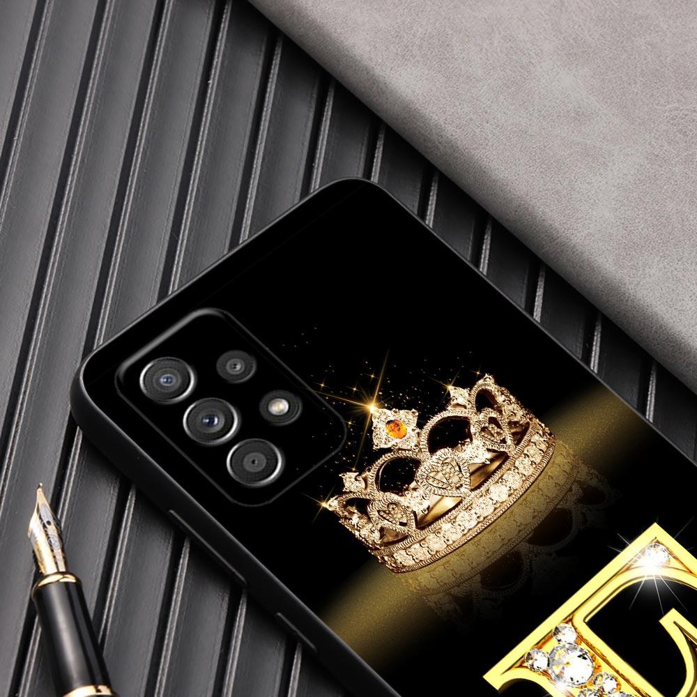 Чехол для телефона с буквами M L E T K J I U для Samsung Galaxy A57 A56 A37 A55 A36 A26 A54 A52 A35 A34 A25 A17 A16 A15 A07 A06 Мягкая накладка