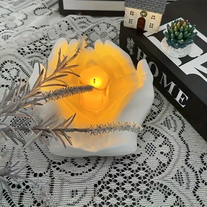 1 шт. Ручная гипсовая форма для литья смолы и поделок DIY - Хранение украшений, Подсвечник, Горшок для суккулентов - Подарок для декора дома
