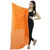 Длинные палантины Dupatta из хлопковой вуали Chunni женские шарфы с запахом на шею